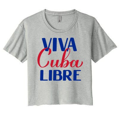 Viva Cuba Libre Women's Crop Top Tee