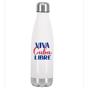 Viva Cuba Libre Stainless Steel Insulated Water Bottle