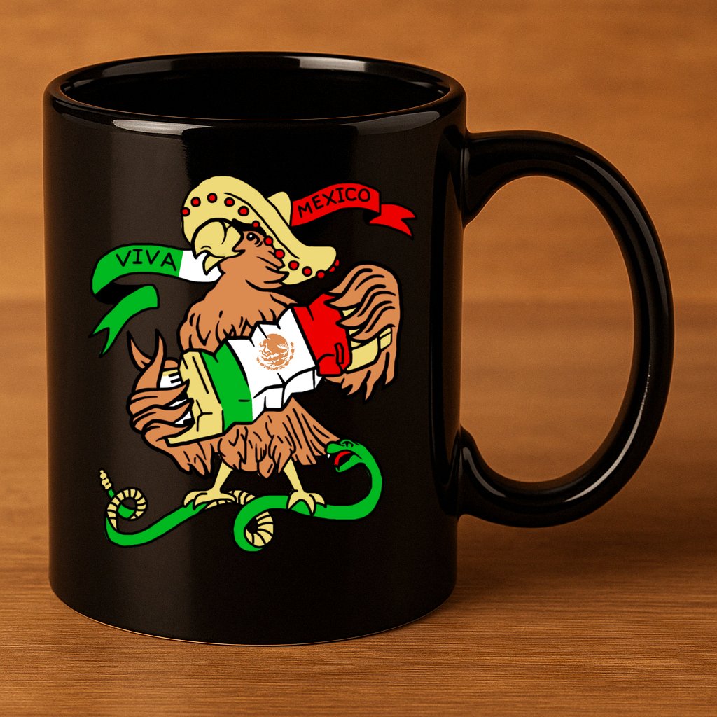 Viva Mexico 11oz C Handle Ceramic Mug