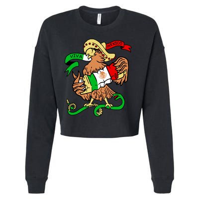 Viva Mexico Cropped Pullover Crew