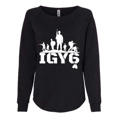 Veteran Igy6 War Vet Soldiers Gift Womens California Wash Sweatshirt