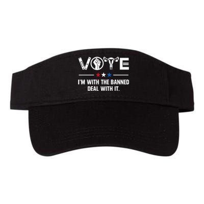 Vote Im With The Banned Deal With It Valucap Bio-Washed Visor