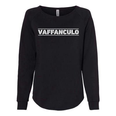 Vaffanculo Italian Word Bad Word Insult Language Gift Womens California Wash Sweatshirt