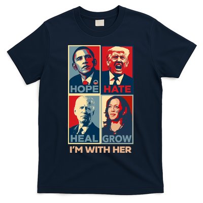 Vintage Im With Her Vote Kamala Harris 2024 T-Shirt