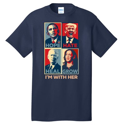 Vintage Im With Her Vote Kamala Harris 2024 Tall T-Shirt