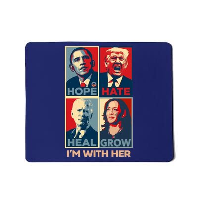 Vintage Im With Her Vote Kamala Harris 2024 Mousepad