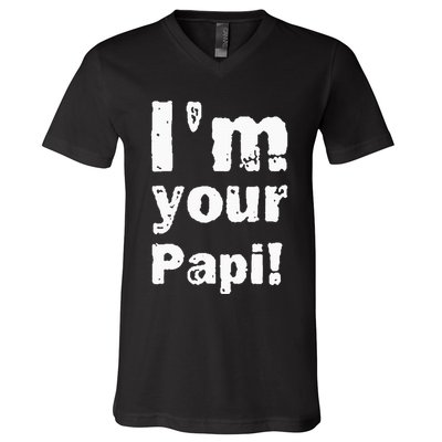 Vintage IM Your Papi V-Neck T-Shirt