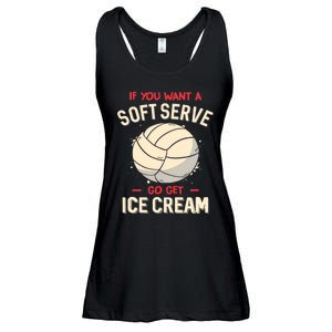 Volleyball If You Want A Soft Serve Go Get Ice Cream Ladies Essential Flowy Tank