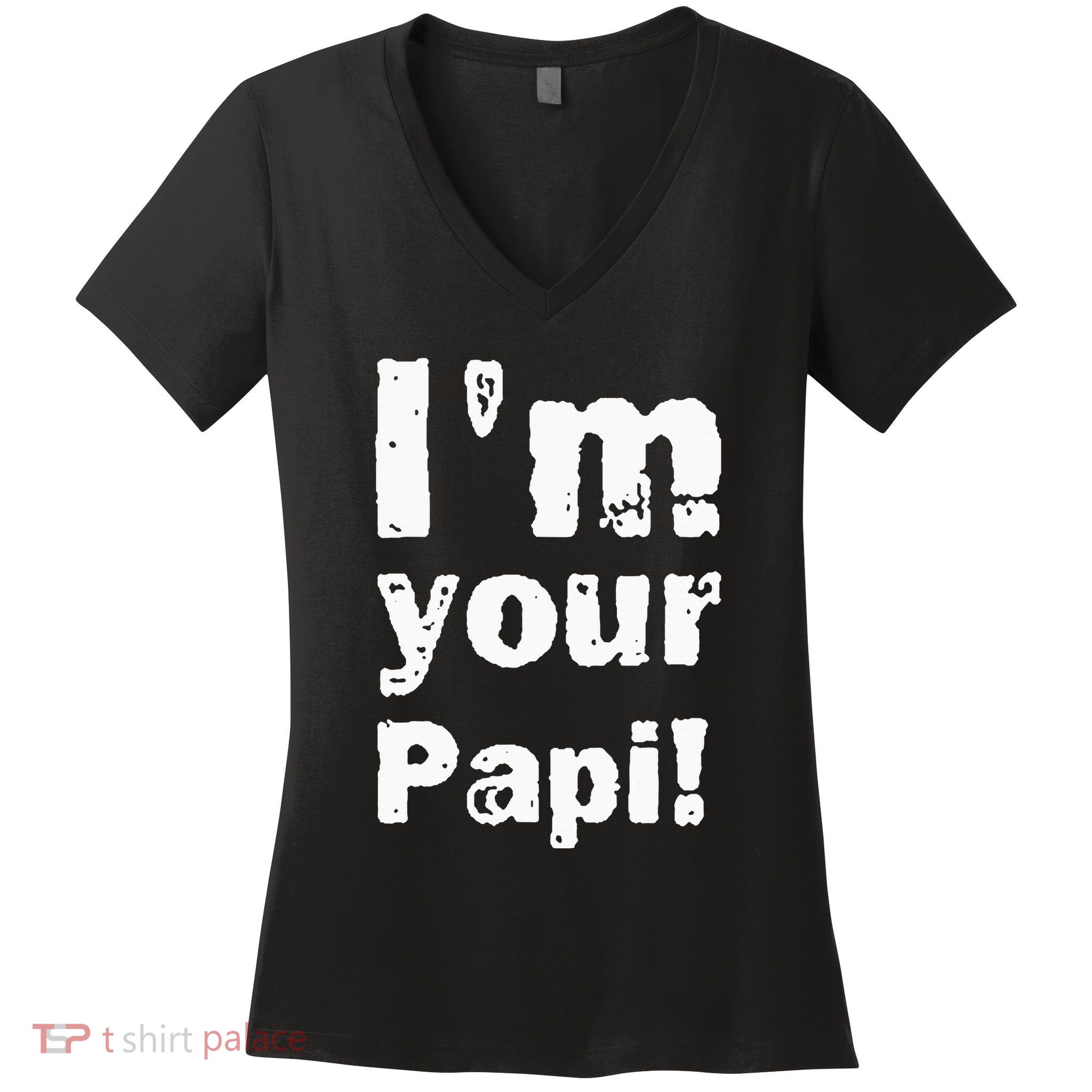 Vintage IM Your Papi Women's V-Neck T-Shirt