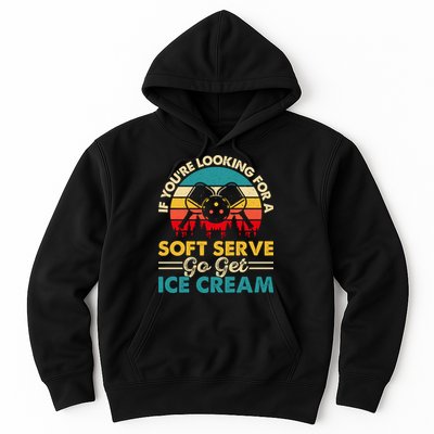 Vintage If You Looking For A Soft Serve Pickleball Gift Hoodie