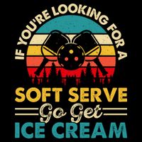 Vintage If You Looking For A Soft Serve Pickleball Gift Hoodie