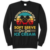 Vintage If You Looking For A Soft Serve Pickleball Gift Sweatshirt