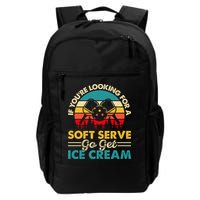 Vintage If You Looking For A Soft Serve Pickleball Gift Backpack