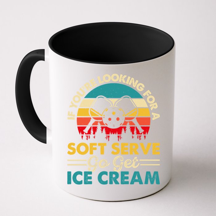Vintage If You Looking For A Soft Serve Pickleball Gift Mug