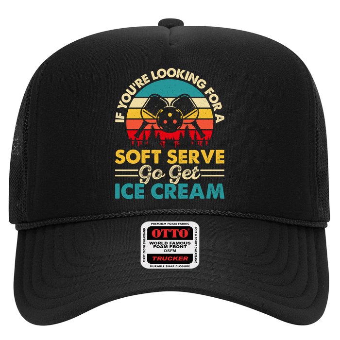 Vintage If You Looking For A Soft Serve Pickleball Gift Hat