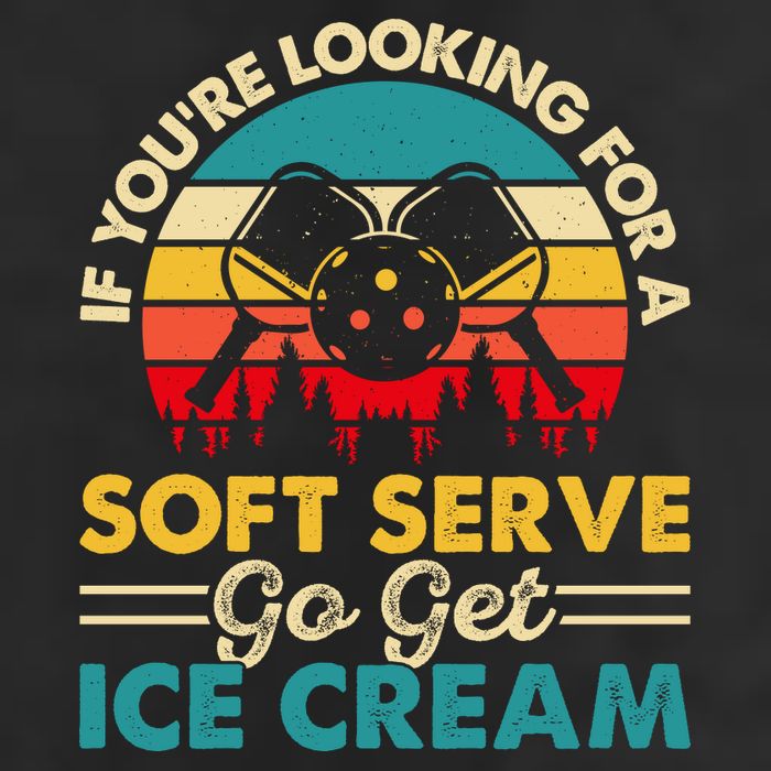 Vintage If You Looking For A Soft Serve Pickleball Gift Hat