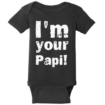 Vintage Im Your Papi Tank Top Baby Bodysuit