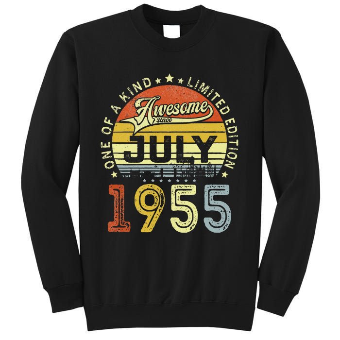 Vintage July 1955 Limited Edition 68th Bday 68 Years Old Sweatshirt