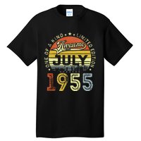 Vintage July 1955 Limited Edition 68th Bday 68 Years Old Tall T-Shirt