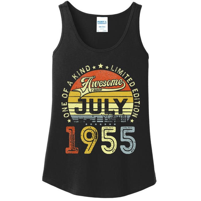 Vintage July 1955 Limited Edition 68th Bday 68 Years Old Ladies Essential Tank