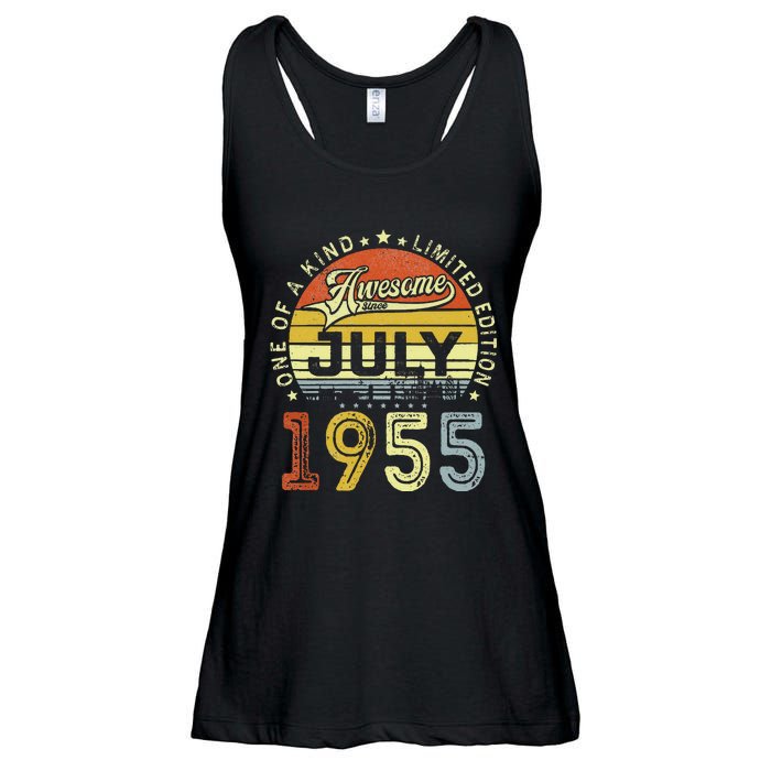 Vintage July 1955 Limited Edition 68th Bday 68 Years Old Ladies Essential Flowy Tank