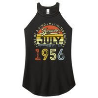 Vintage July 1956 Limited Edition 67th Bday 67 Years Old Women's Perfect Tri Rocker Tank