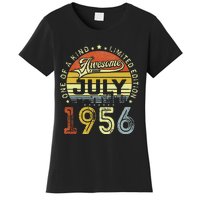 Vintage July 1956 Limited Edition 67th Bday 67 Years Old Women's T-Shirt