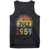 Vintage July 1959 Limited Edition 64th Bday 64 Years Old Tank Top