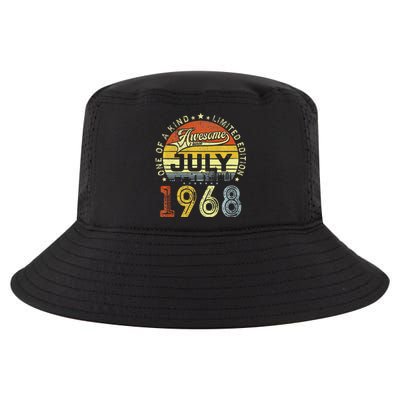 Vintage July 1968 Limited Edition 55th Bday 55 Years Old Cool Comfort Performance Bucket Hat