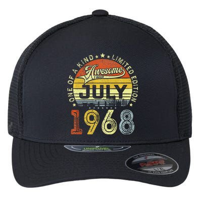 Vintage July 1968 Limited Edition 55th Bday 55 Years Old Flexfit Unipanel Trucker Cap