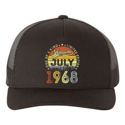 Vintage July 1968 Limited Edition 55th Bday 55 Years Old Yupoong Adult 5-Panel Trucker Hat