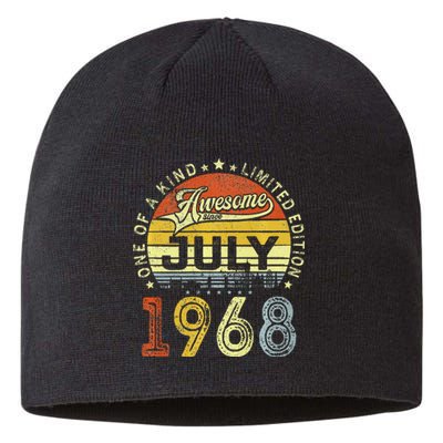 Vintage July 1968 Limited Edition 55th Bday 55 Years Old Sustainable Beanie