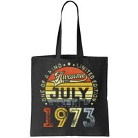 Vintage July 1973 Limited Edition 50th Bday 50 Years Old Tote Bag