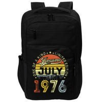 Vintage July 1976 Limited Edition 47th Bday 47 Years Old Impact Tech Backpack