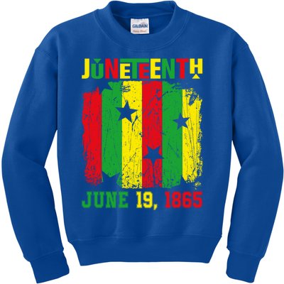 Vintage Juneteenth 1965 Freedom Black History June 19 Funny Gift Kids Sweatshirt