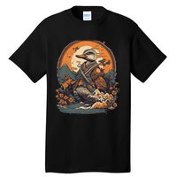 Vintage Japanese Art Samurai Duck Tall T-Shirt