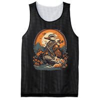 Vintage Japanese Art Samurai Duck Mesh Reversible Basketball Jersey Tank