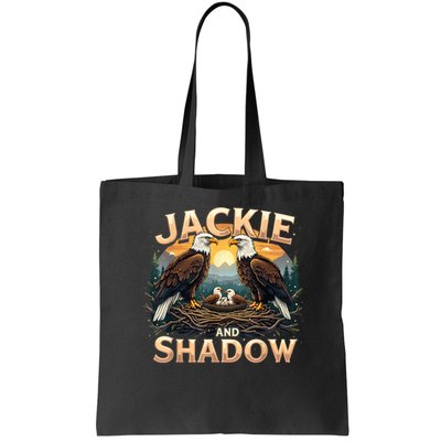 Vintage Jackie and Shadow Bald Eagle Family Design Graphic Bag