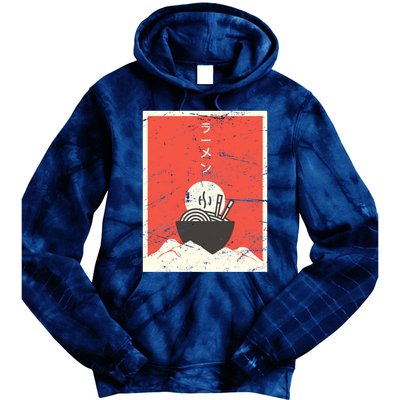 Vintage Japanese Anime Ramen Tie Dye Hoodie