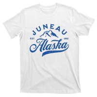 Vintage Juneau Alaska Ak Mountains Family Vacation Souvenir T-Shirt