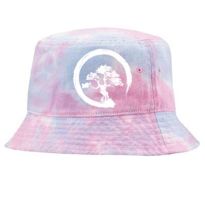 Vintage Japanese Bonsai Tree Zen Yoga Gift Tie-Dyed Bucket Hat