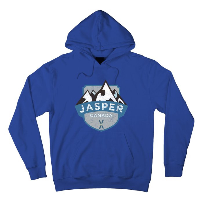 Vintage Jasper Canada Illustration / Retro Logo Ski Great Gift Hoodie