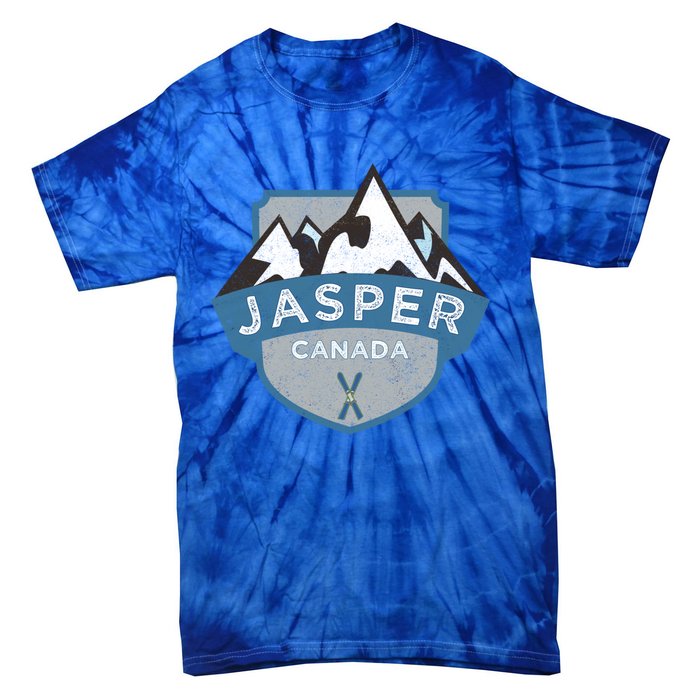 Vintage Jasper Canada Illustration / Retro Logo Ski Great Gift Tie-Dye T-Shirt