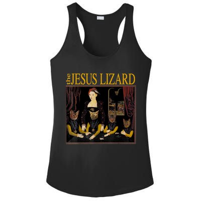 Vintage Jesus Cats Lizard Shirt Retro Limited Edition Ladies PosiCharge Competitor Racerback Tank