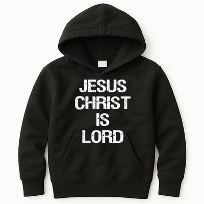 Vintage Jesus Christ Is Lord Christian Believer Kids Hoodie