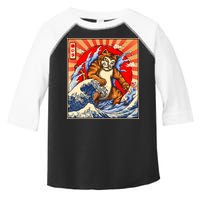 Vintage Japanese Catzilla Poster Toddler Fine Jersey T-Shirt