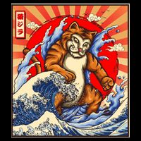 Vintage Japanese Catzilla Poster Toddler Fine Jersey T-Shirt