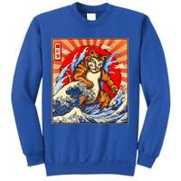 Vintage Japanese Catzilla Poster Sweatshirt