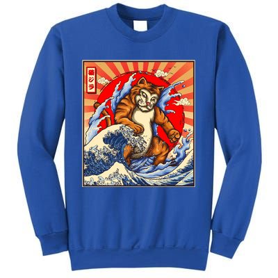 Vintage Japanese Catzilla Poster Sweatshirt