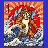 Vintage Japanese Catzilla Poster Sweatshirt